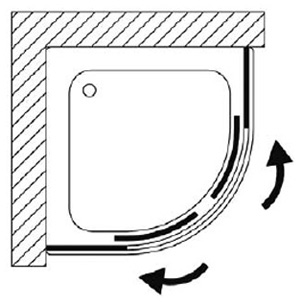 Душевой уголок Samo Classic Europa B7852ULUTR