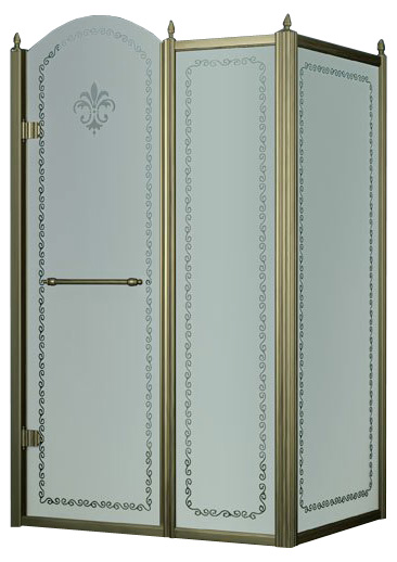 Душевой уголок Cezares Retro A11 100 CP Br L