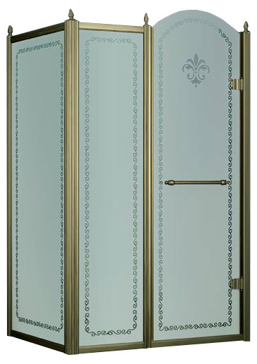 Душевой уголок Cezares Retro AH11 120/100 CP G R