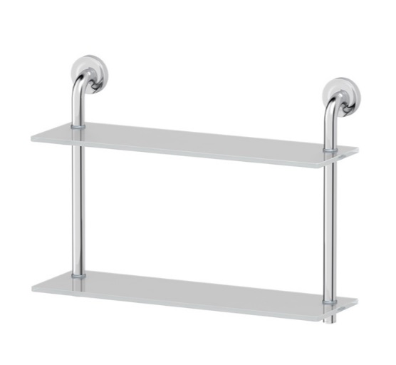 Полка Ellux Elegance ELE 036 2-х ярусная, 50 см