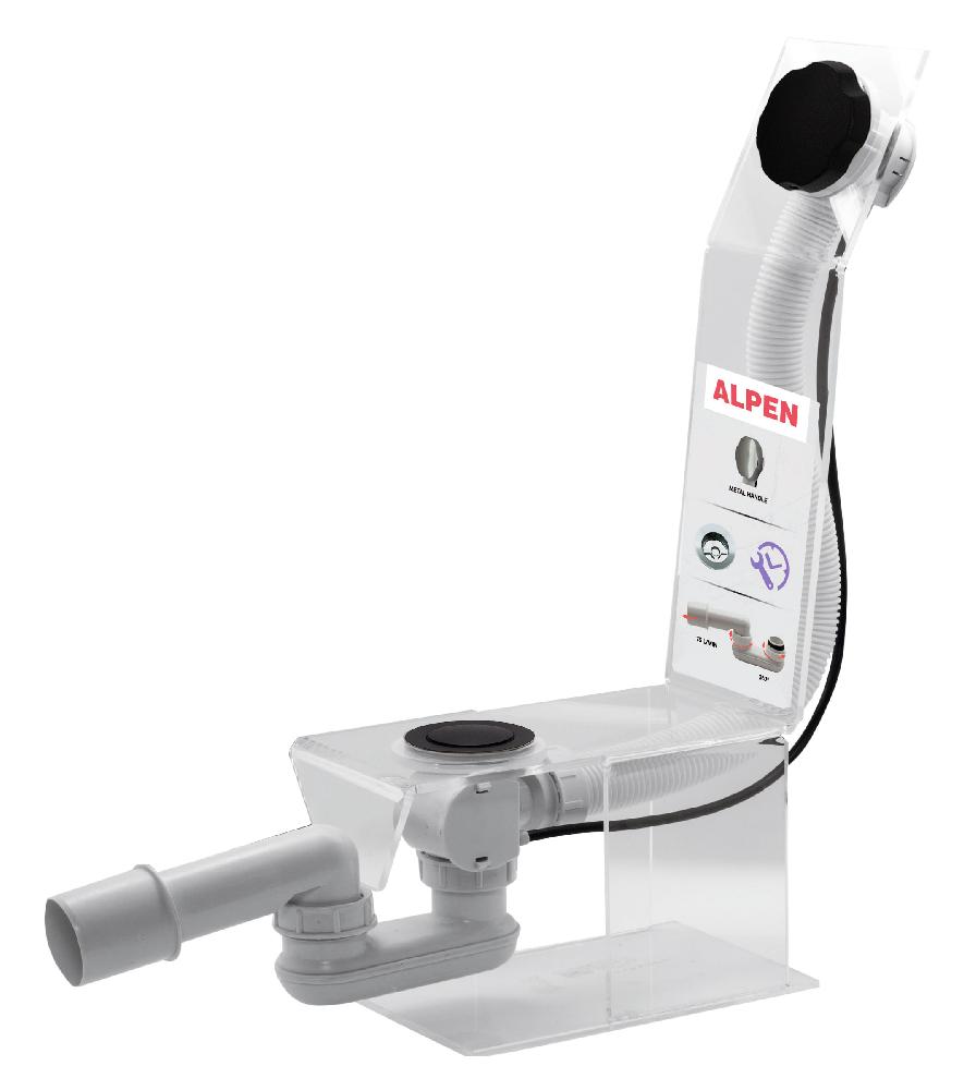 Сифон для ванны ALPEN ALP55-RU120BLACK