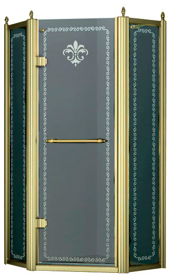 Душевой уголок Cezares Retro P1 90 CP Br R