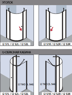 Душевой уголок Kermi Ibiza 2000 I2 S1L 090181AK