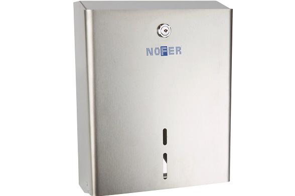 Диспенсер туалетной бумаги в рулонах 250-300 м Nofer 05103.W