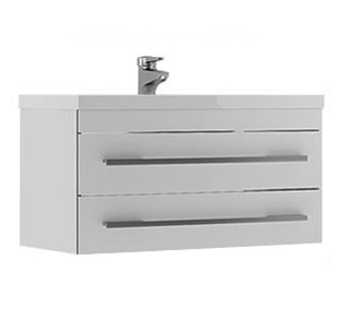 Тумба с раковиной Aquanet Верона 75 подвесная белая