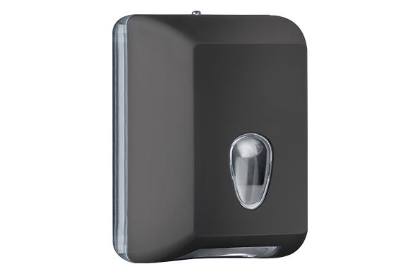 Диспенсер бумажных полотенец Nofer 04030 Black малый