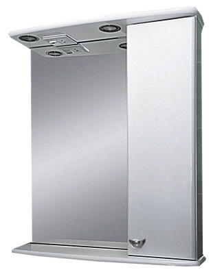 Зеркало-шкаф Misty Астра 50 белый R