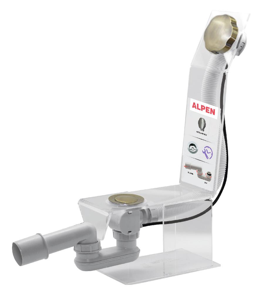 Сифон для ванны ALPEN ALP55-RU80BRONZE