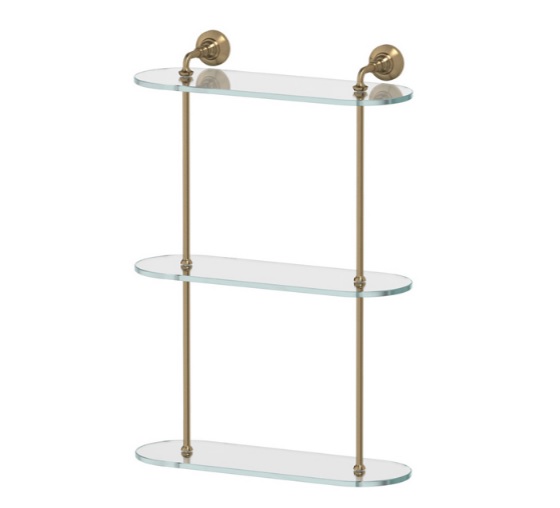 Полка 3SC Stilmar STI 517 3-х ярусная, античная бронза