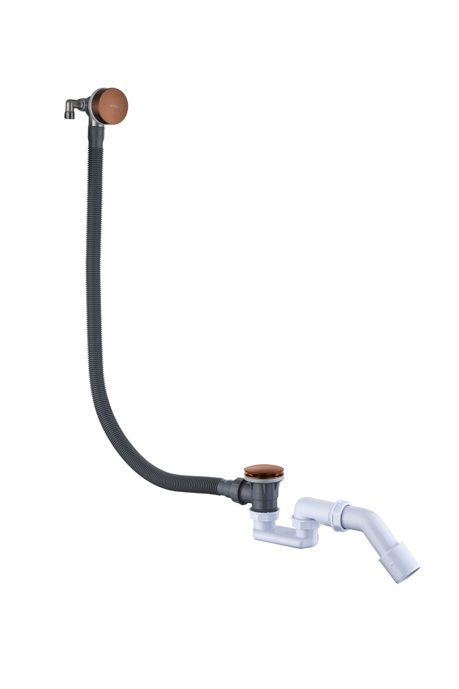 Слив-перелив для ванны, функция наполнения Boheme Copper Brushed 631-CB