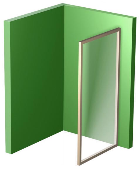 Душевая перегородка Ravak PPS-80 Transparent профиль "сатин"