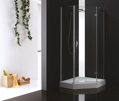 Душевой уголок Cezares Bergamo P1 90 C Cr R