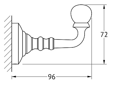 Крючок 3SC Stilmar STI 201 золото