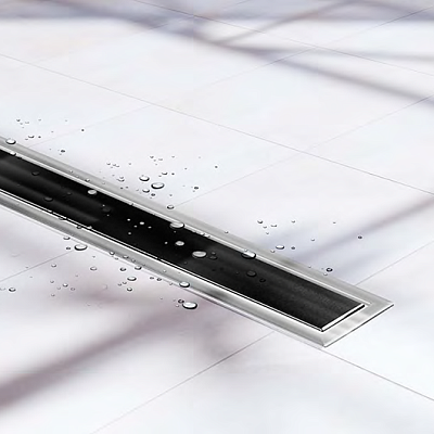 Confluo Premium With Black Glass Line 850 Линейный трап PESTAN