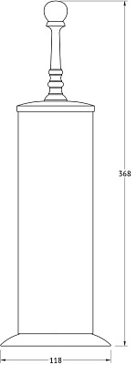 Ершик 3SC Stilmar UN STI 330 матовое золото