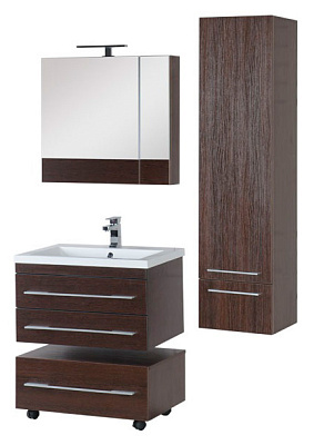 Тумба с раковиной Aquanet Нота 75 венге