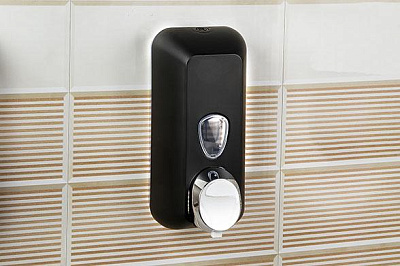Дозатор для мыла-пены black 500мл. Nofer 03012