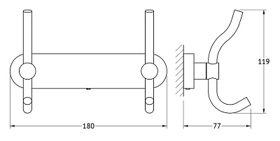 Крючок Artwelle Harmonie HAR 005 вешалка