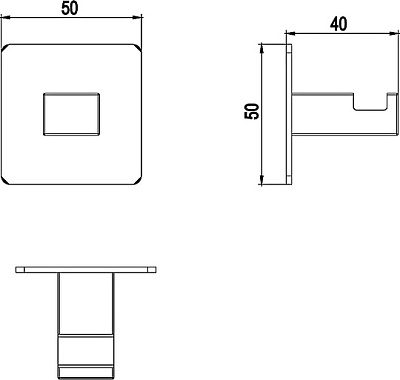 Вешалка Timo Selene 10013/00 хром
