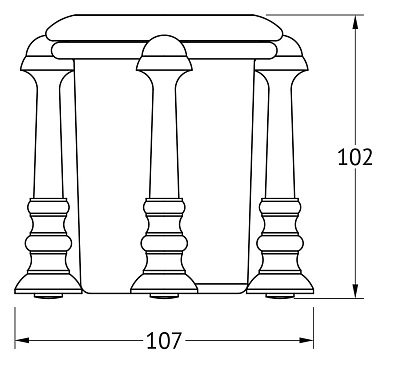 Стакан 3SC Stilmar UN STI 227 золото