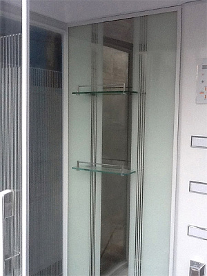 Душевой бокс Triton Альфа (стекло с мат. вставками)