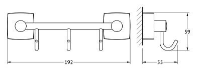 Крючок FBS Esperado ESP 024 на планке