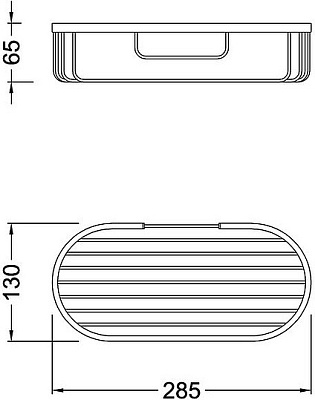 Полка для мочалок Timo Nelson 150078/00 хром