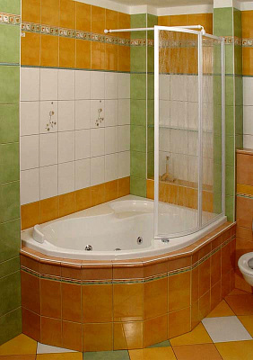 Шторка на ванну Ravak VSK2 Rosa 160 R Rain