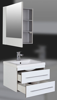 Зеркало-шкаф Aquanet Верона 58 белый