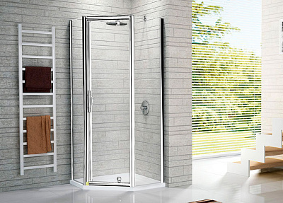 Душевой уголок Novellini Pentagono G LUNESPG90-1B