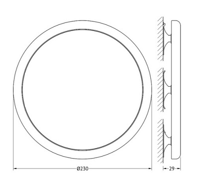 Косметическое зеркало Defesto Pro DEF 103