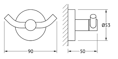 Крючок Artwelle Harmonie HAR 007
