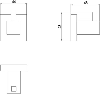 Крючок Timo Selene 10011/00 хром