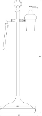 Стойка 3SC Stilmar UN STI 032 хром