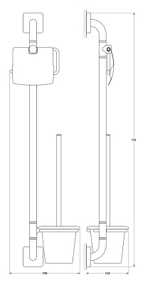 Стойка Ellux Avantgarde AVA 074