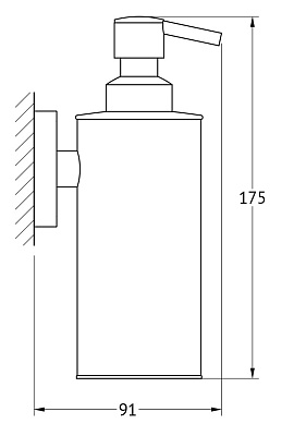 Дозатор Ellux Avantgarde AVA 010