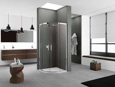 Душевой уголок Novellini Zephyros R ZEPHYRR100-1K