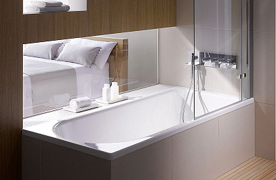 Стальная ванна Bette Ocean 8856 PLUS AR перелив сзади