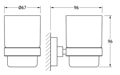 Стакан Artwelle Harmonie HAR 012