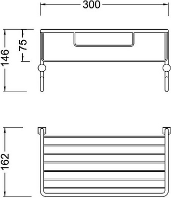 Полка Timo Nelson 160081/02 антик