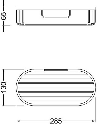 Полка для мочалок Timo Nelson 160078/02 антик