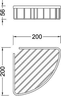 Полка угловая Timo Nelson 160077/02 антик