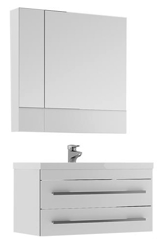 Мебель для ванной Aquanet Верона 75 подвесная белая