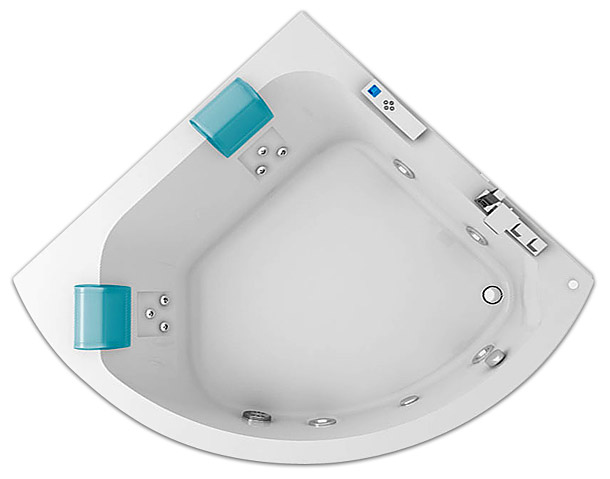 Акриловая ванна Jacuzzi Aquasoul Corner 155 Top