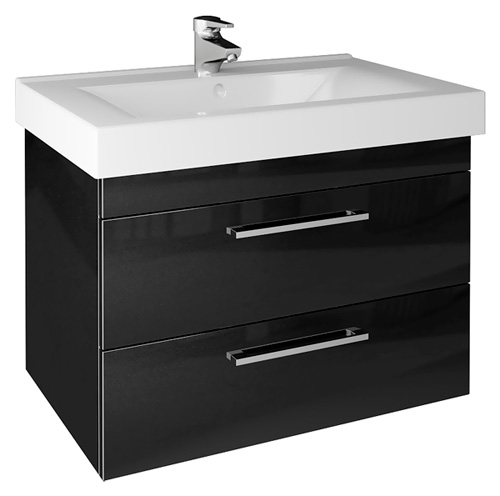 Тумба с раковиной Cezar Vita 60 черная