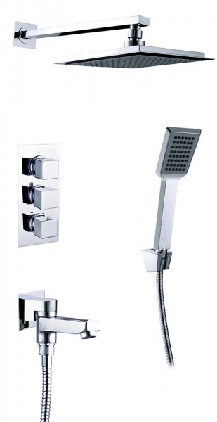 Душевая система встроенная с термостатом Timo Tetra-thermo SX-0199/00SM хром