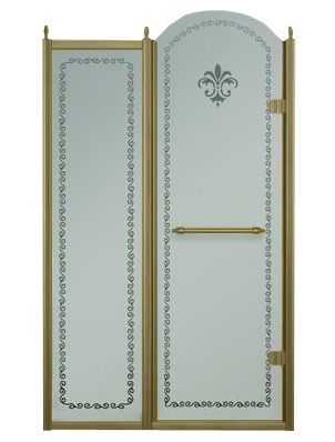 Душевая дверь в нишу Cezares Retro B11 120 CP Br R