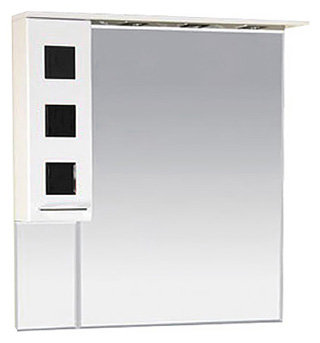 Мебель для ванной Misty Кармен 100 черное стекло