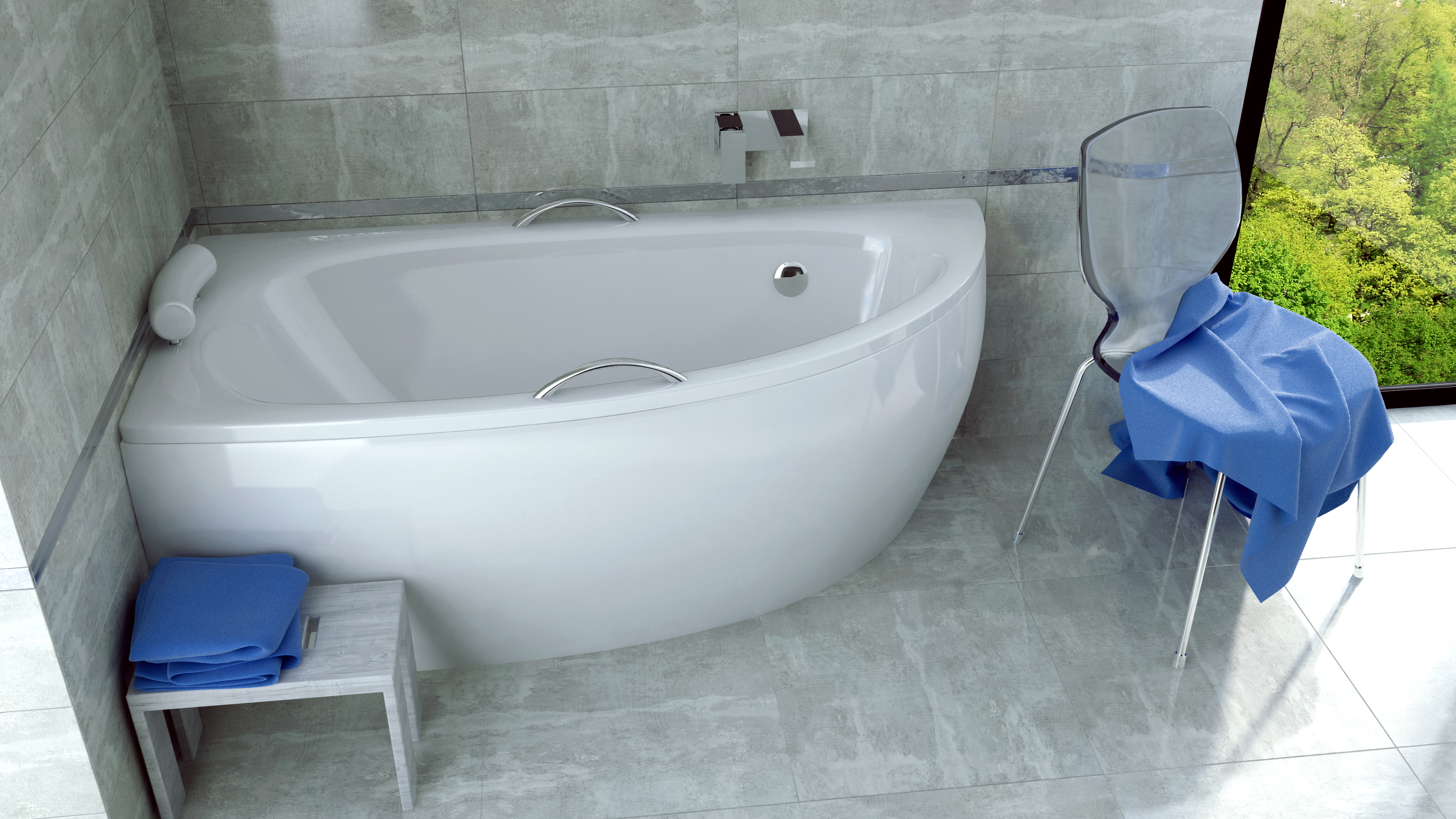 Акриловая ванна BESCO Milena 150 L
