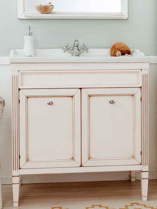 Тумба с раковиной Caprigo Альбион 70 BIANCO Antico